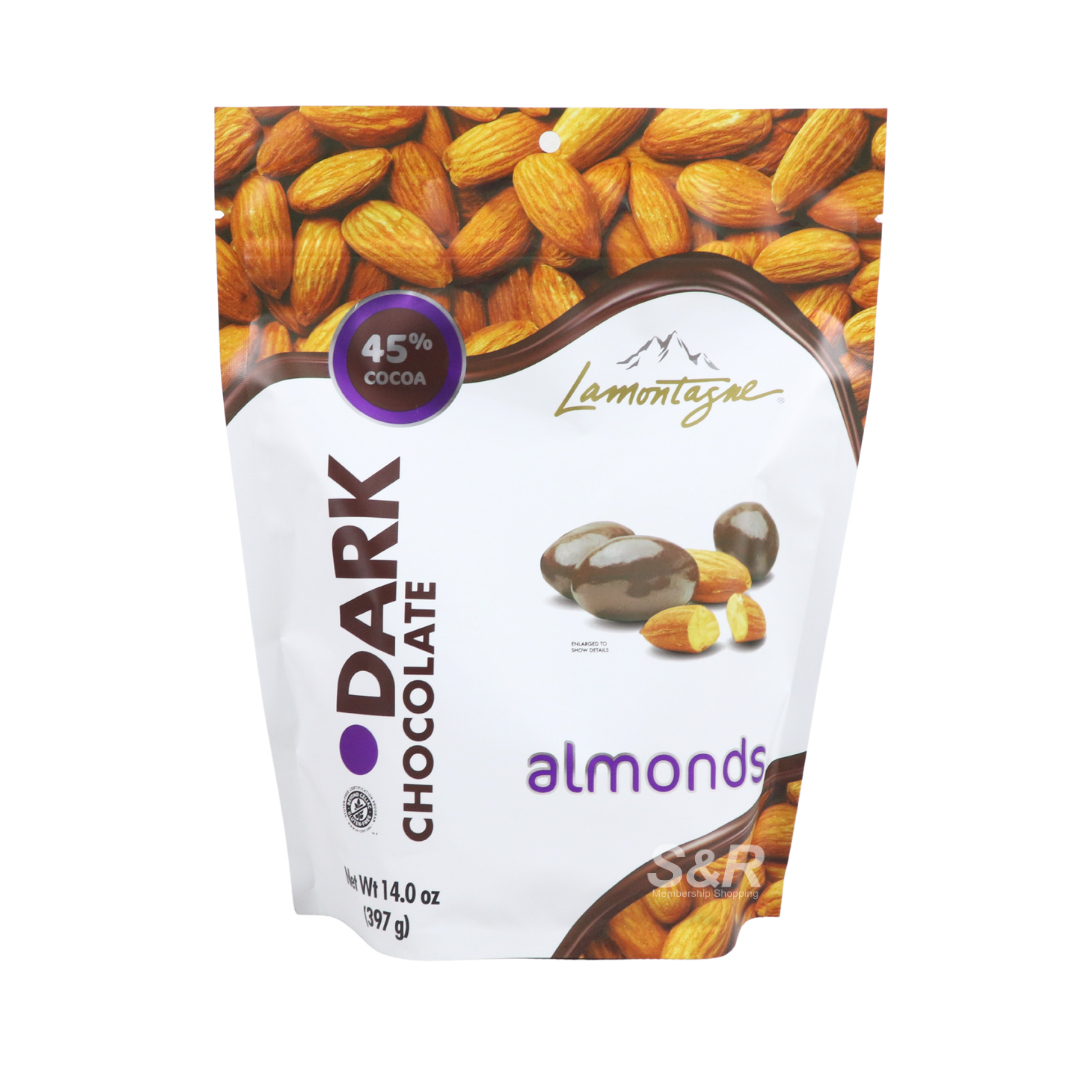 Lamontagne Dark Chocolate Almonds 397g